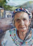 Caption on media Guatemalan Woman11x14$450