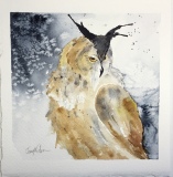 Barn-Owl-in-Snow-6-x-6-sold-small