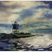 Terri Breitzmann Leaving Grand Marais 12x16 nfs