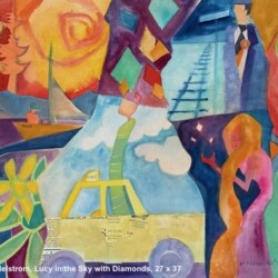 Margie Helstrom, Lucy in the Sky with Diamonds, 27 x 37